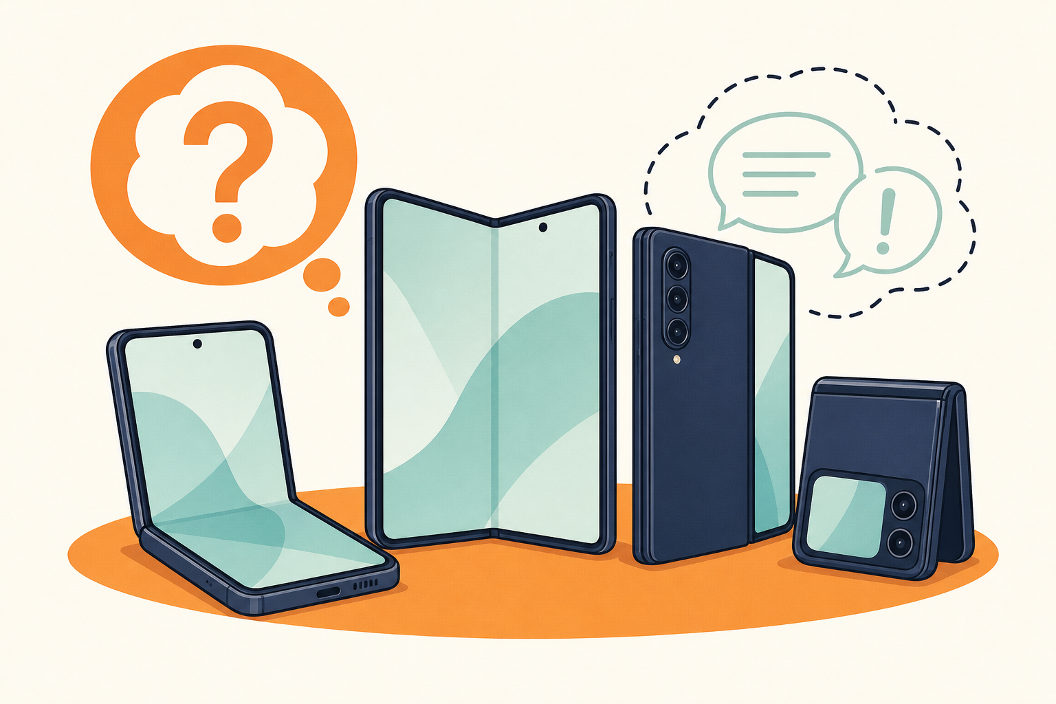 Illustration for Android Central reports rumor of larger Samsung Galaxy Z lineup in 2027