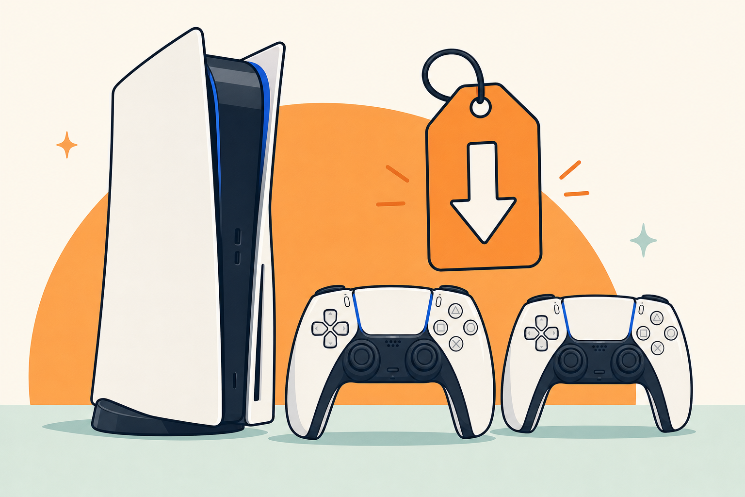 Illustration for Sony's US PlayStation Direct refurbished PS5 bundle cuts second DualSense to $19, report says