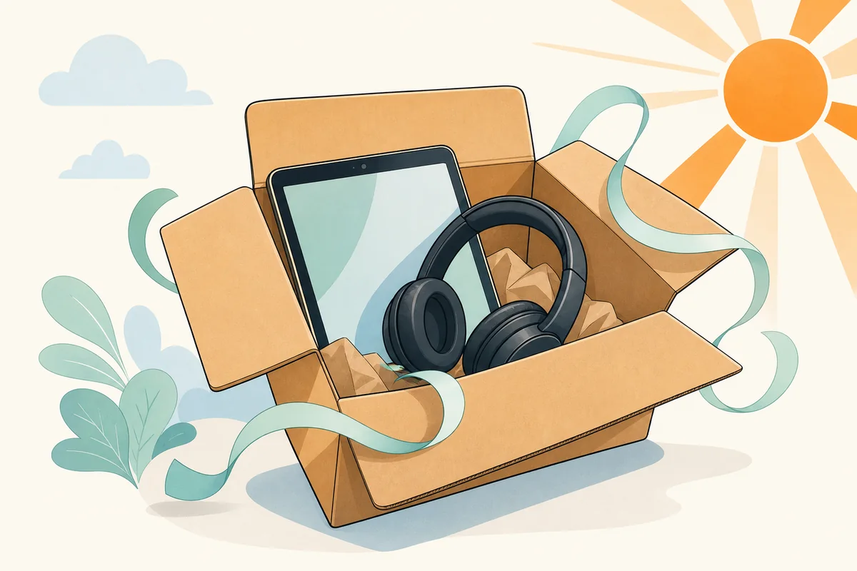 Illustration for Amazon tested a US Second Chance Savings event for returned goods