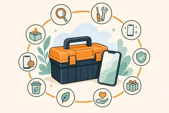 Illustration for Back Market Proposes a Legally Mandated 10-Year Device Standard